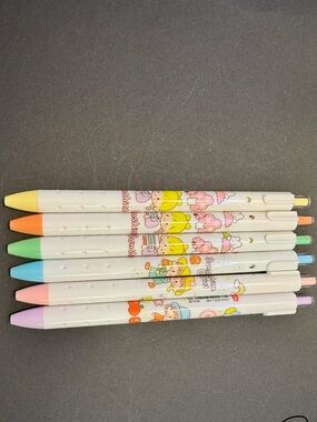 Cute Pastel Retractable Gel Pens - Pack of 6 (Pastel Multi)